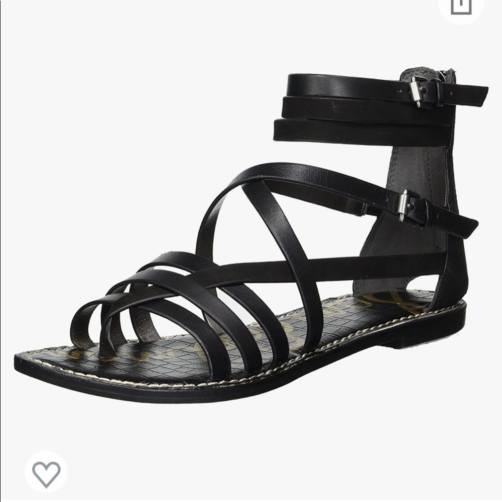 Sam Edelman Black Sandals Size 9.5 EUC